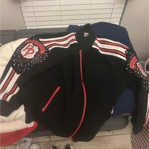 Pelle Pelle Black and Red Lightweight Jacket